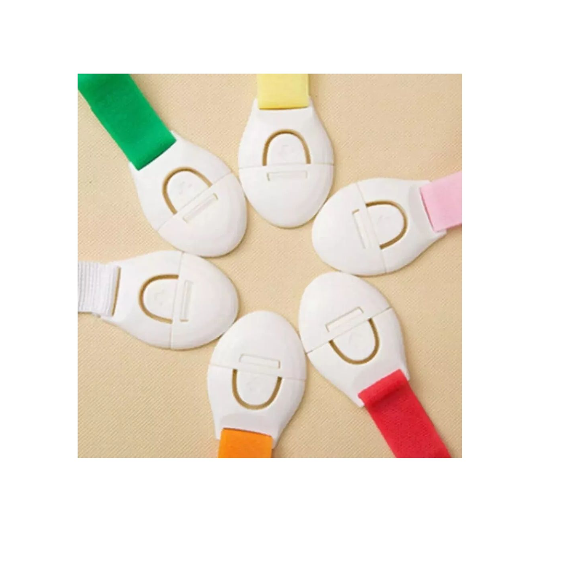 Pack 4 Seguros Traba Cajones Puertas Bebes 4