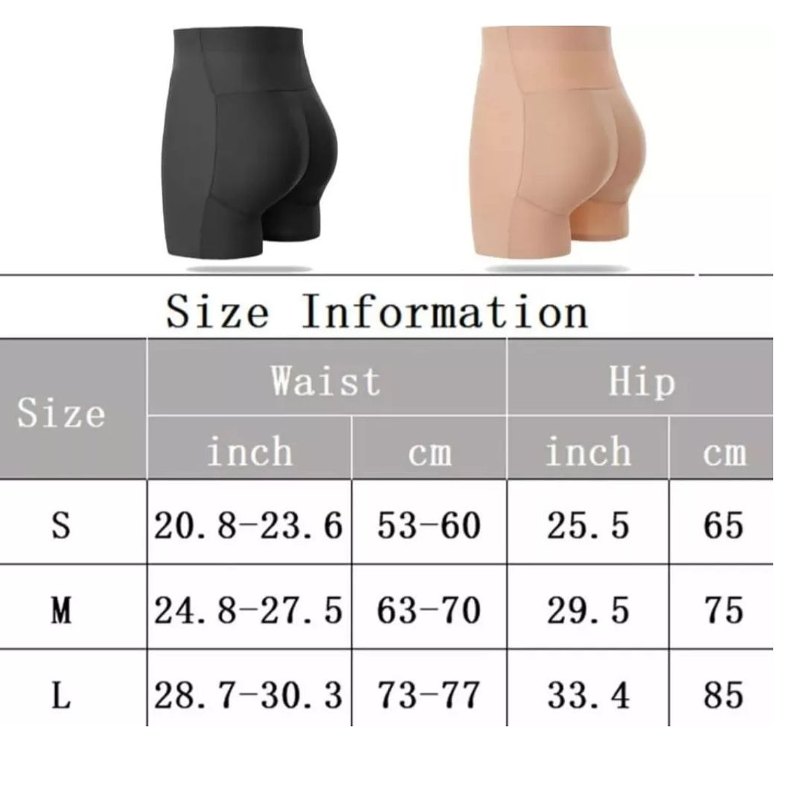 Calzón De Relleno Bragas Aumenta Nalgas Cola 9