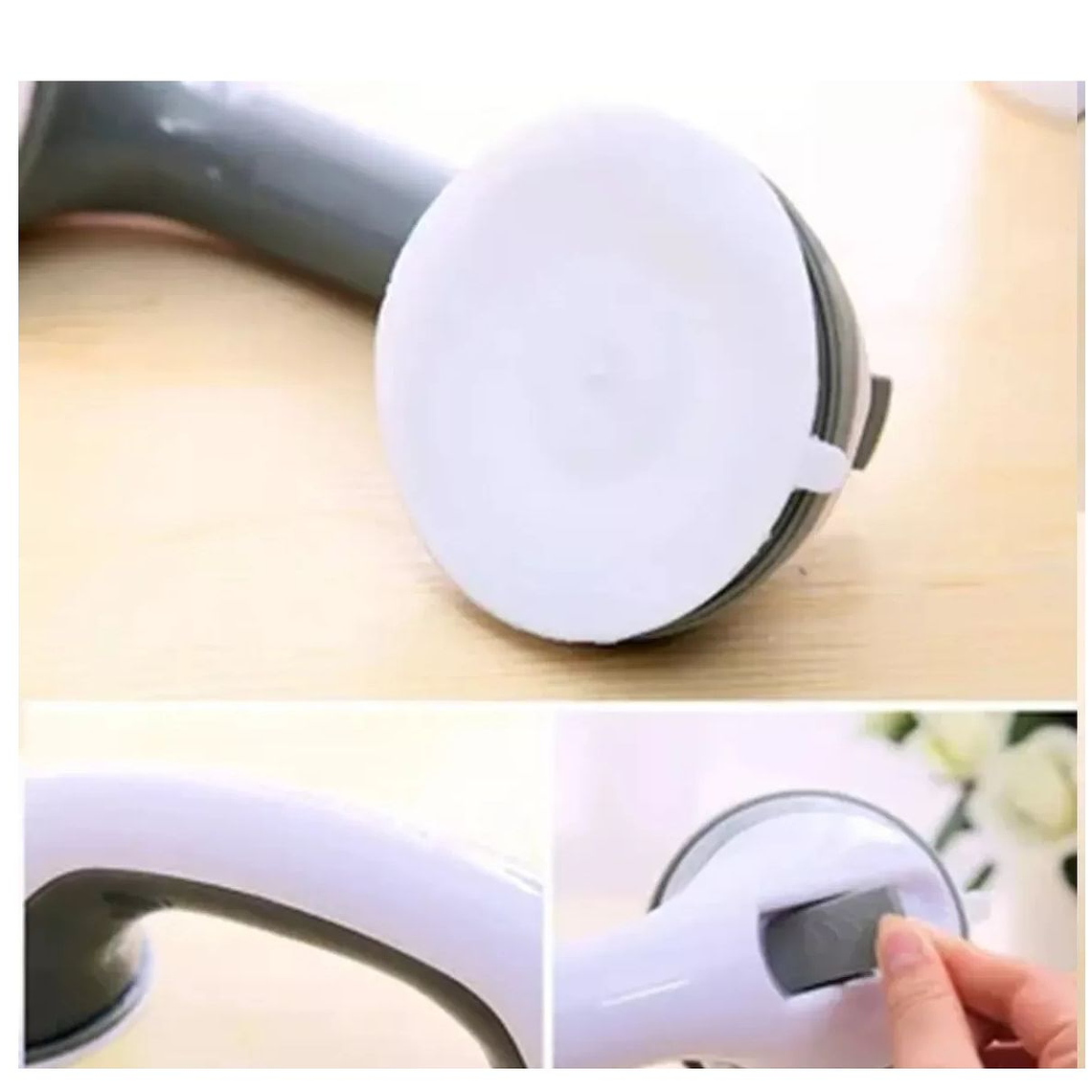 Pack 2 Agarradera Manilla Antideslizante Baño Barras 4