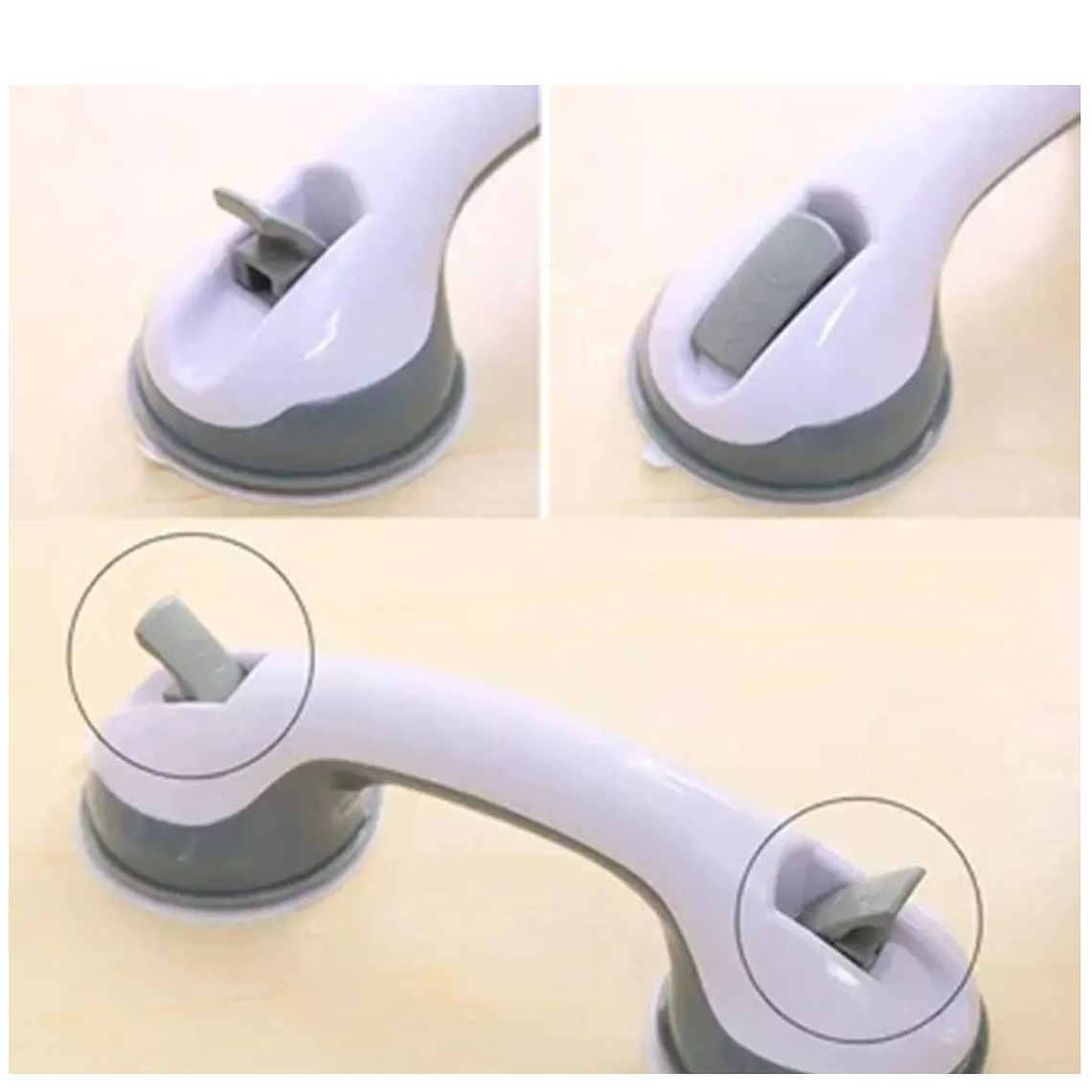 Pack 2 Agarradera Manilla Antideslizante Baño Barras 5