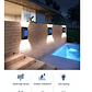Pack 3 Luz Lámpara Pared Foco Led Solar Decoración - Miniatura 5