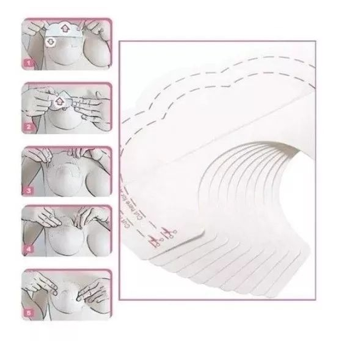 Pack X 10 Parche Levanta Busto Adhesivo Levanta Busto 3