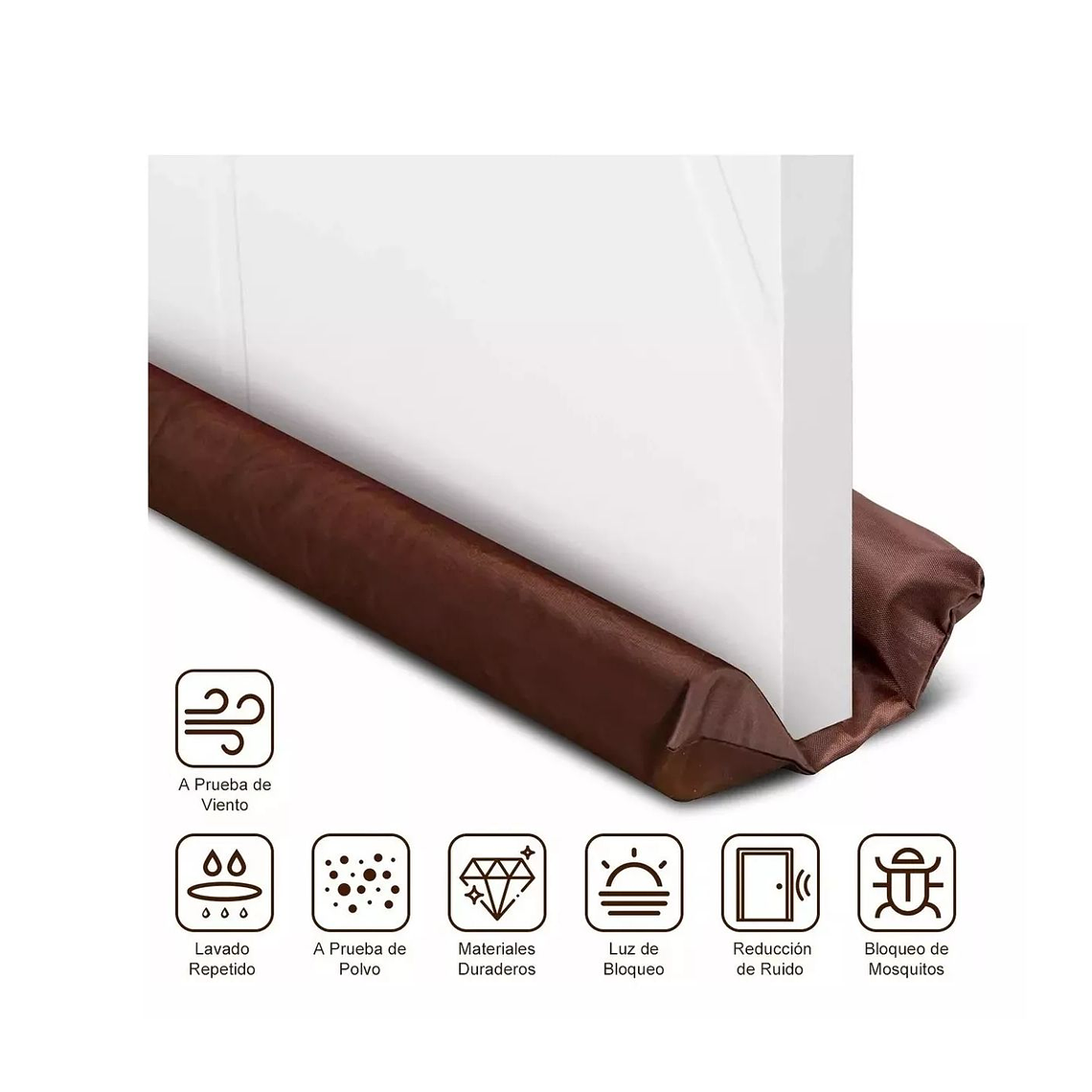 Protector Aislante Frío Y Polvo Para Puertas Ventanas 2