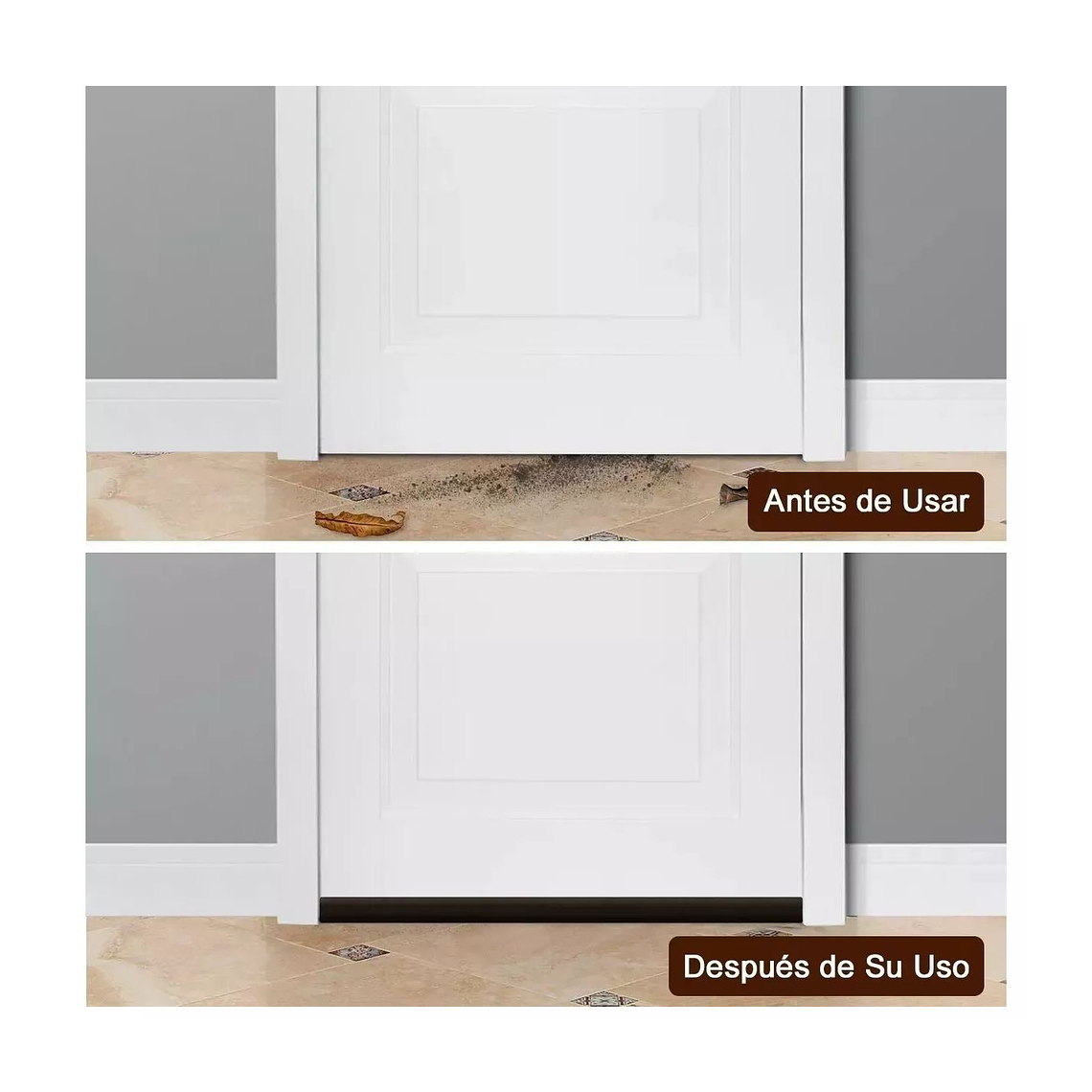 Protector Aislante Frío Y Polvo Para Puertas Ventanas 3