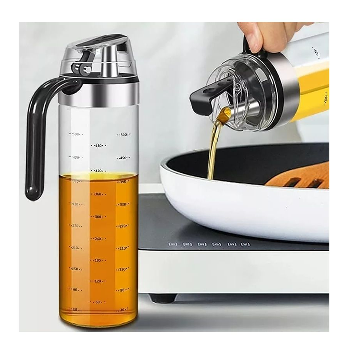 Botella De Vidrio Dispensadora Para Aceite O Vinagre 2