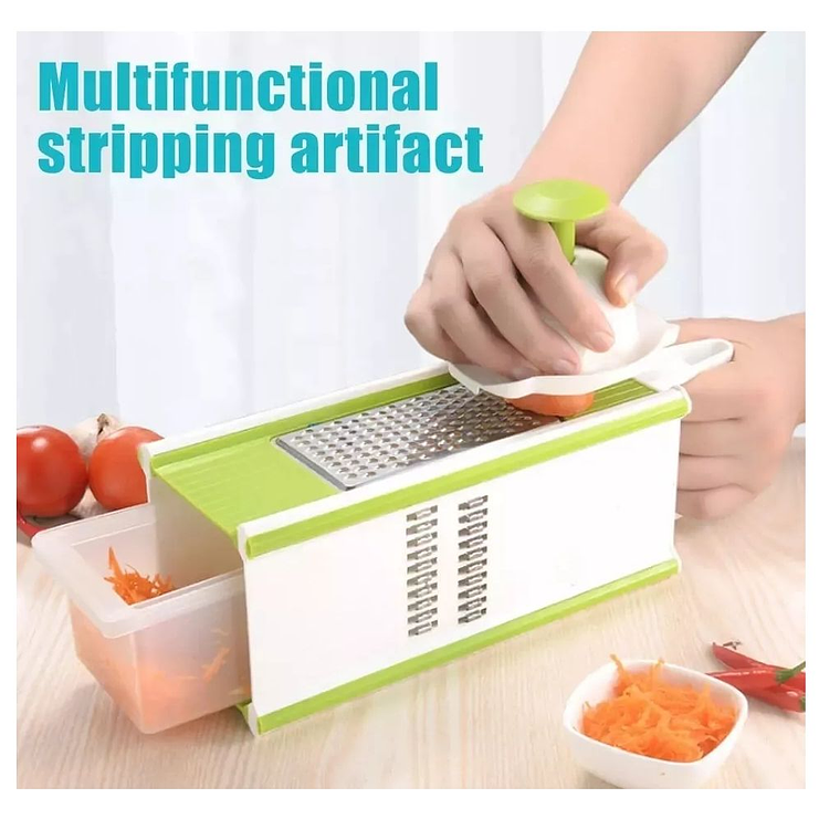 Rallador Multifuncional Verduras Queso Accesorios 4