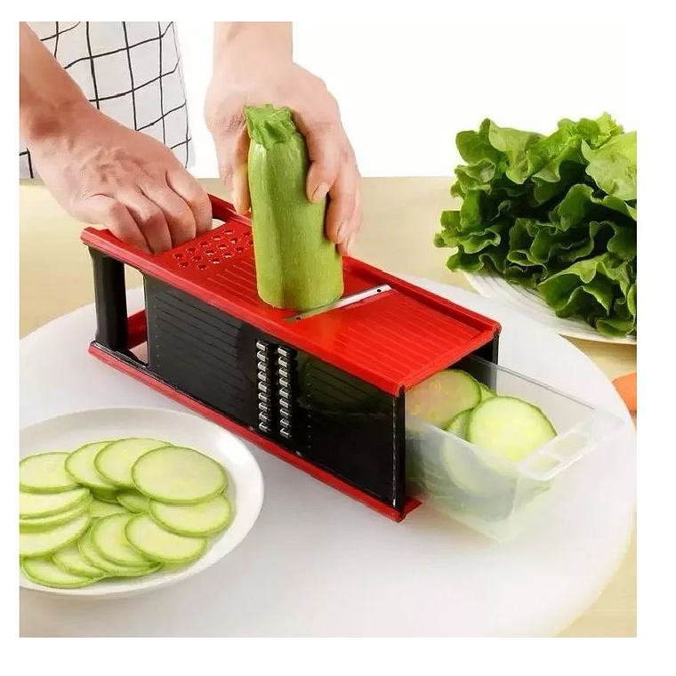 Rallador Multifuncional Verduras Queso Accesorios 6