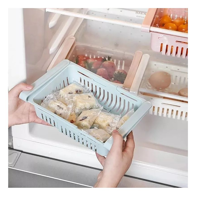 Pack 4 Organizador Refrigerador Gavetas Extensible 3