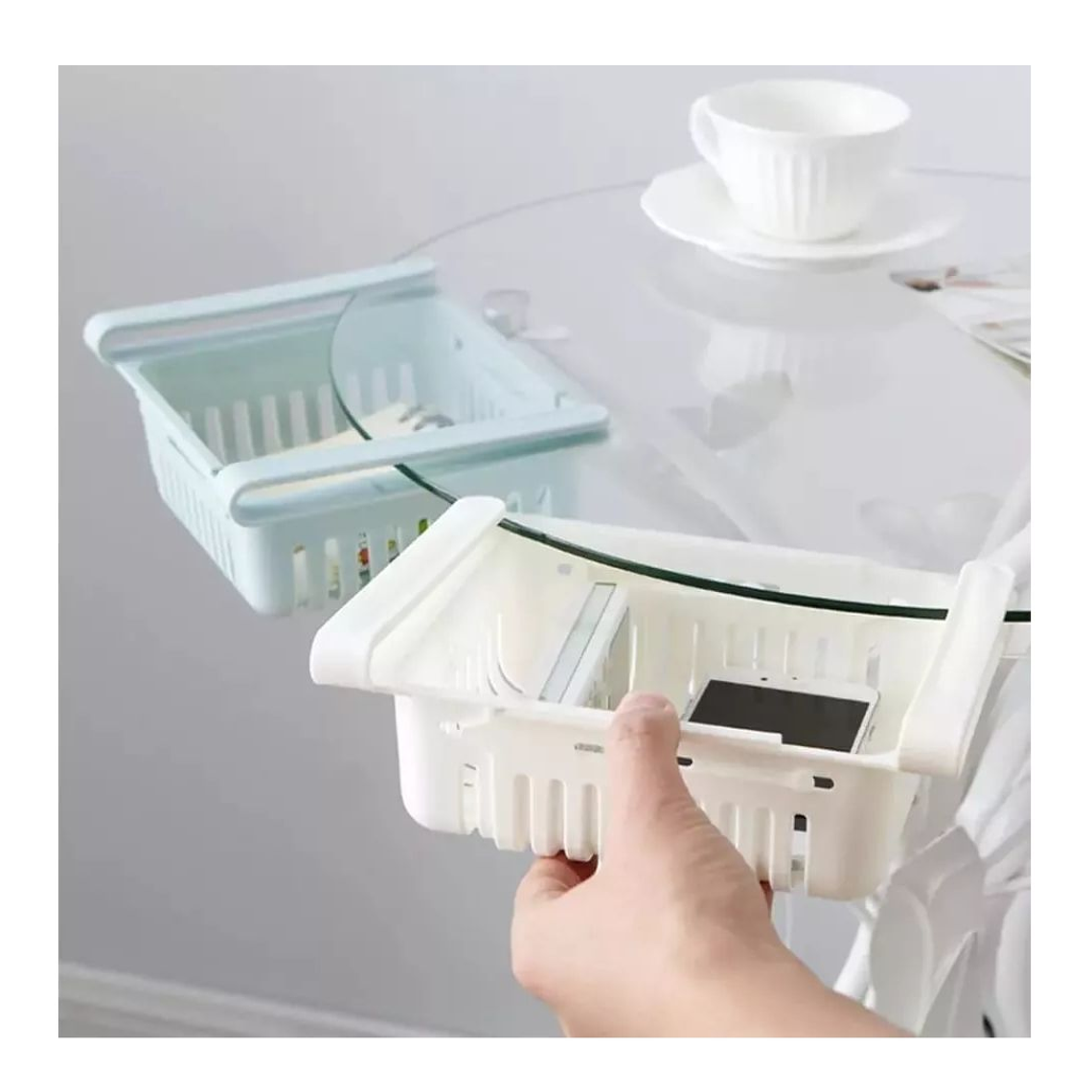 Pack 4 Organizador Refrigerador Gavetas Extensible 6