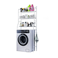Organizador Estante De Lavadora Baño Metalico Rack 3 Niveles - Miniatura 1