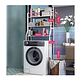 Organizador Estante De Lavadora Baño Metalico Rack 3 Niveles - Miniatura 2