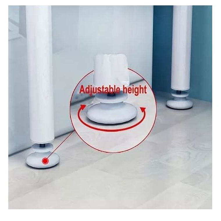 Organizador Estante De Lavadora Baño Metalico Rack 3 Niveles 3