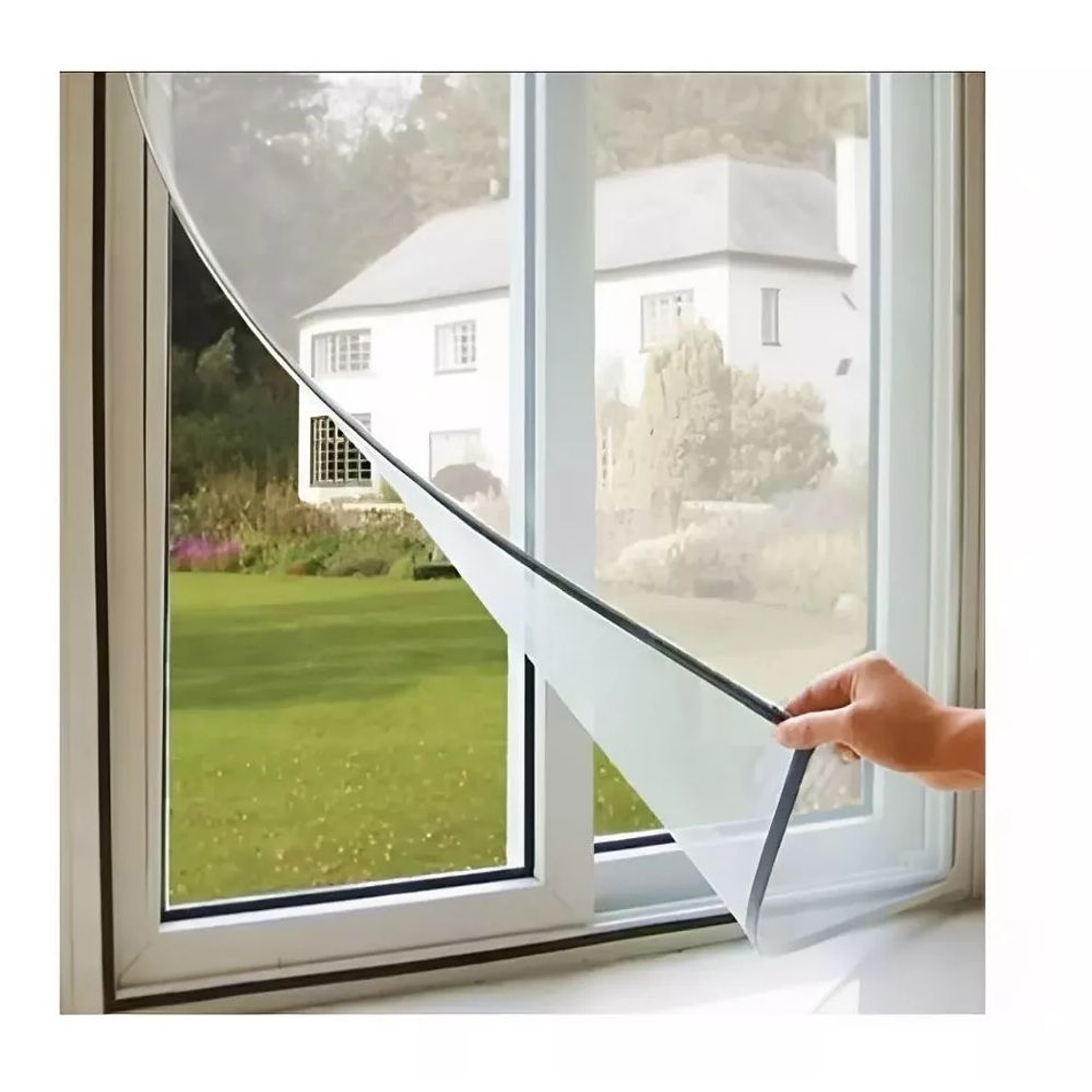 Malla Mosquitera Magnético Para Ventanas 150cm X 180cm 2