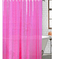 Cortina Baño Ducha Poliester 180x180 Transparente Rosada - Miniatura 1