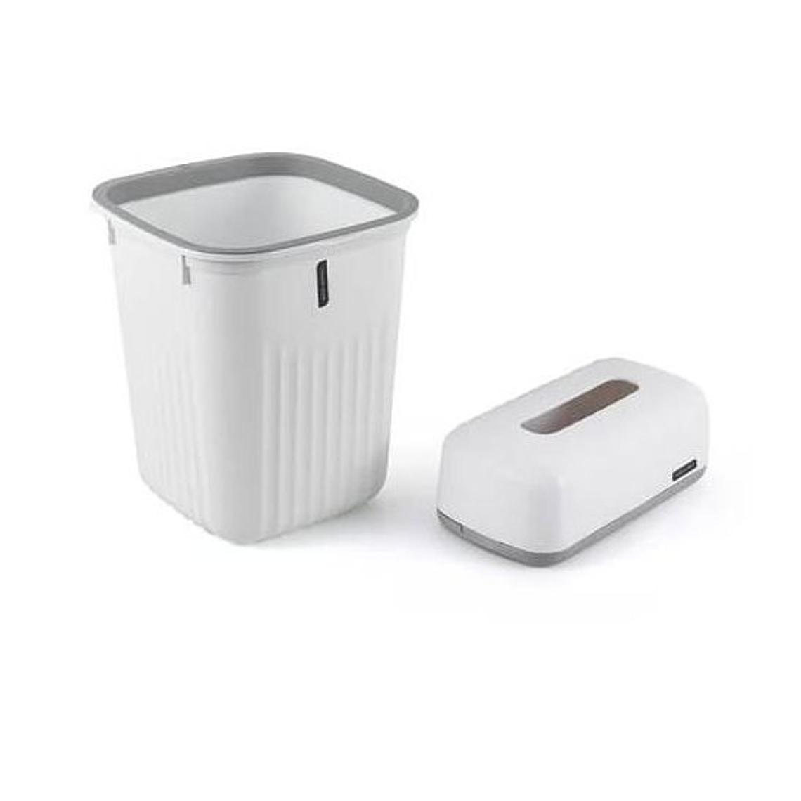 Juego Para Baño 6 Piezas Accesorio Bathroom Cuadrado Blanco 2