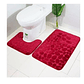 Set Alfombra De Baño Burdeo - Miniatura 2