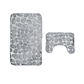 Set De Alfombras Baño Piedras Gris - Miniatura 1