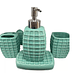 Set De Accesorios De Baño De Cerámica De 4 Piezas Calipso - Miniatura 1