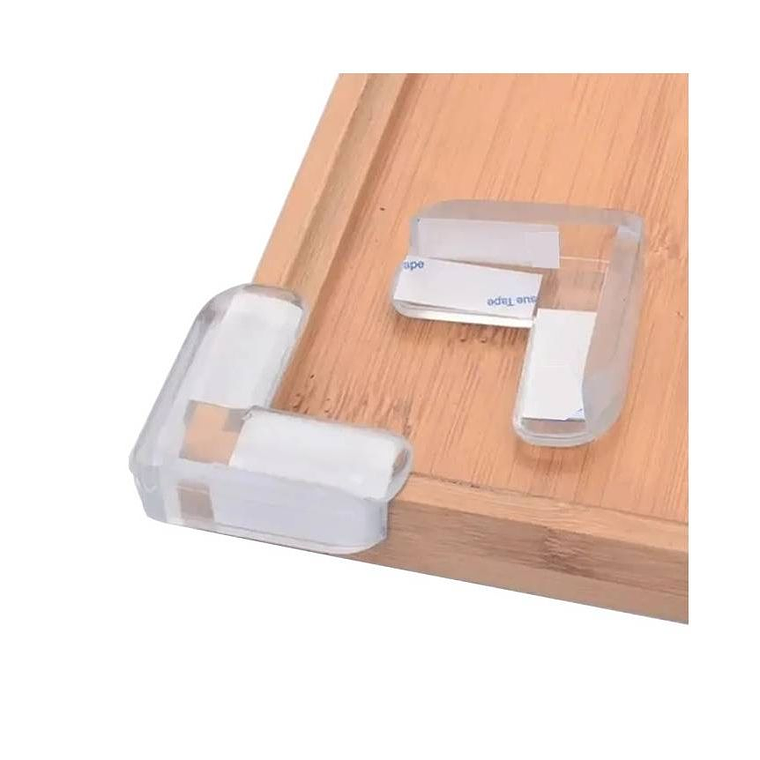 Protector De Esquinas Bebé Silicona Seguridad Transparente 1