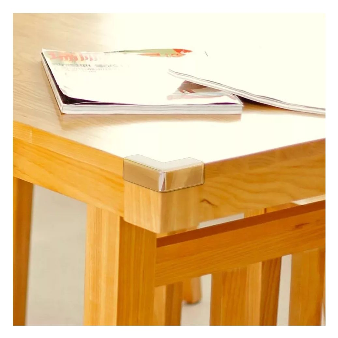 Protector De Esquinas Bebé Silicona Seguridad Transparente 2