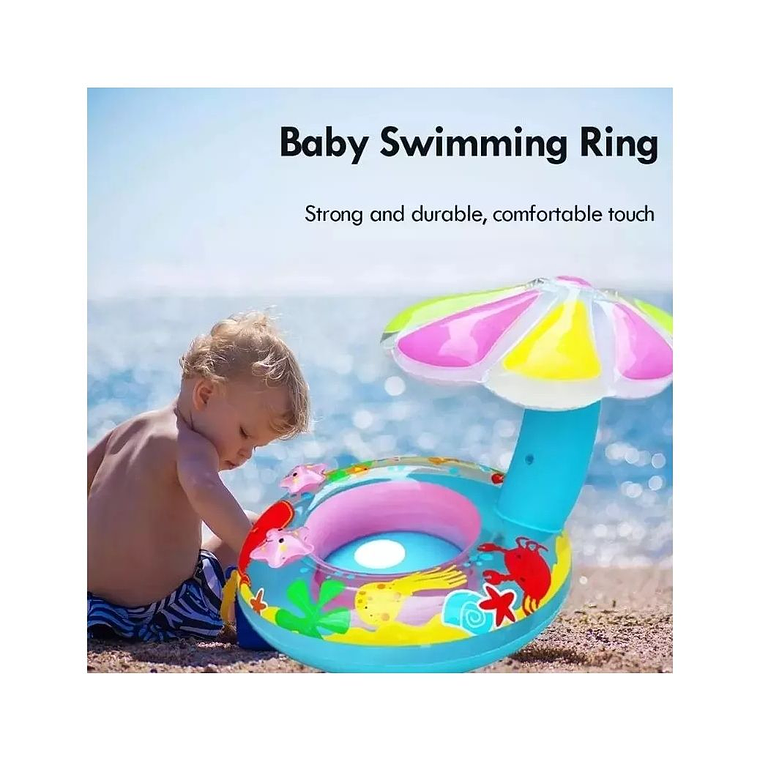 Flotador Sombrilla Playa Piscina Bebé Verano 2