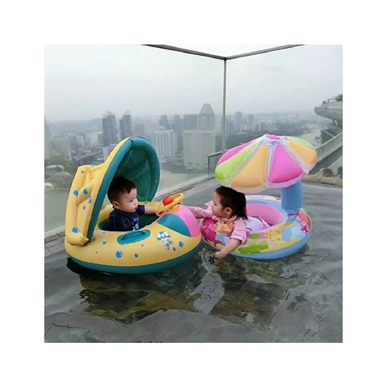 Flotador Sombrilla Playa Piscina Bebé Verano 3