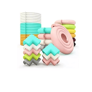 Kit Seguridad Protectores De Esquinas  Rollos Esquineros 2m