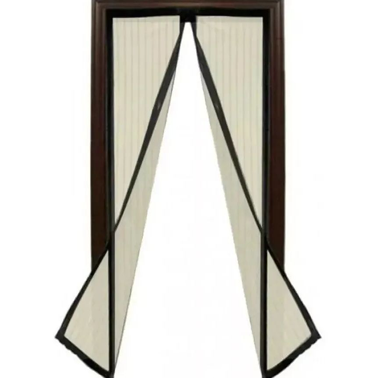 Pack 2 Cortina Mosquitera Cierre Imánes Puertas Ventanales 3