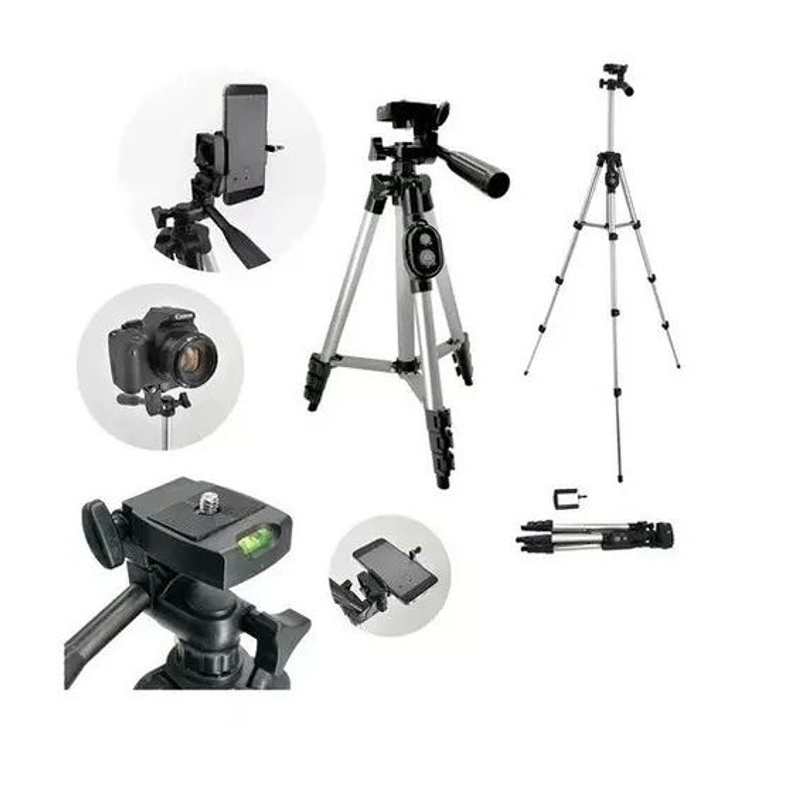 Trípode Cámara Celular Aluminio Youtube Tiktok 5