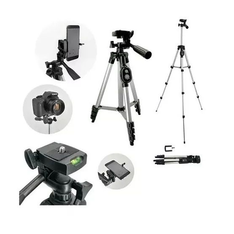 Trípode Cámara Celular Aluminio Youtube Tiktok 5