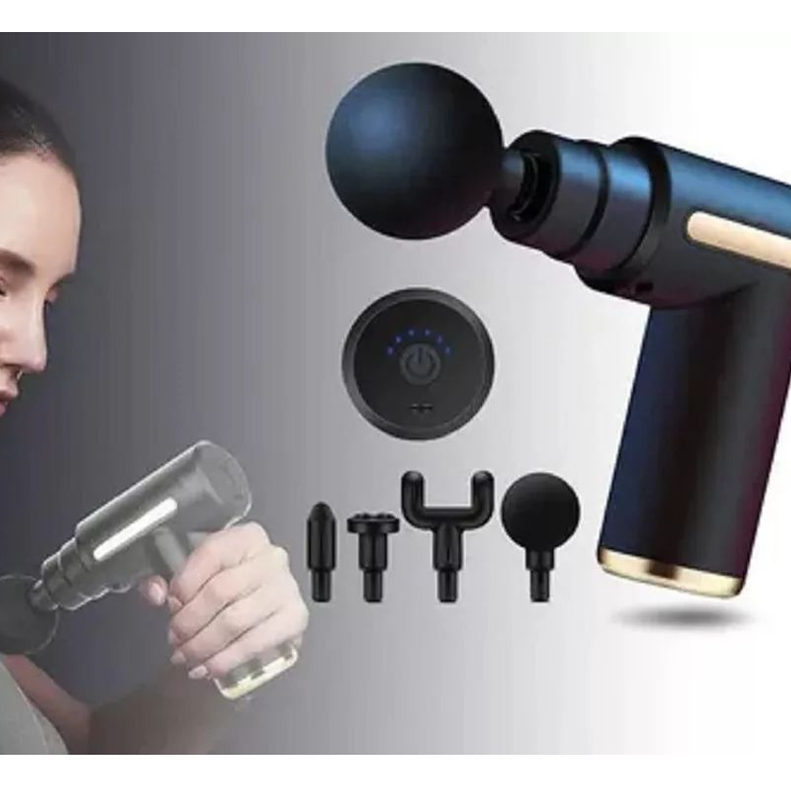 Pistola De Masaje Masajeador Muscular 6 Velocidades 2