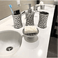 Set de baño 4 piezas Elegante de Ceramica Metalico - Miniatura 4