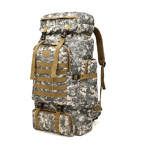 Mochilas Táctica 70litros Camping Gris