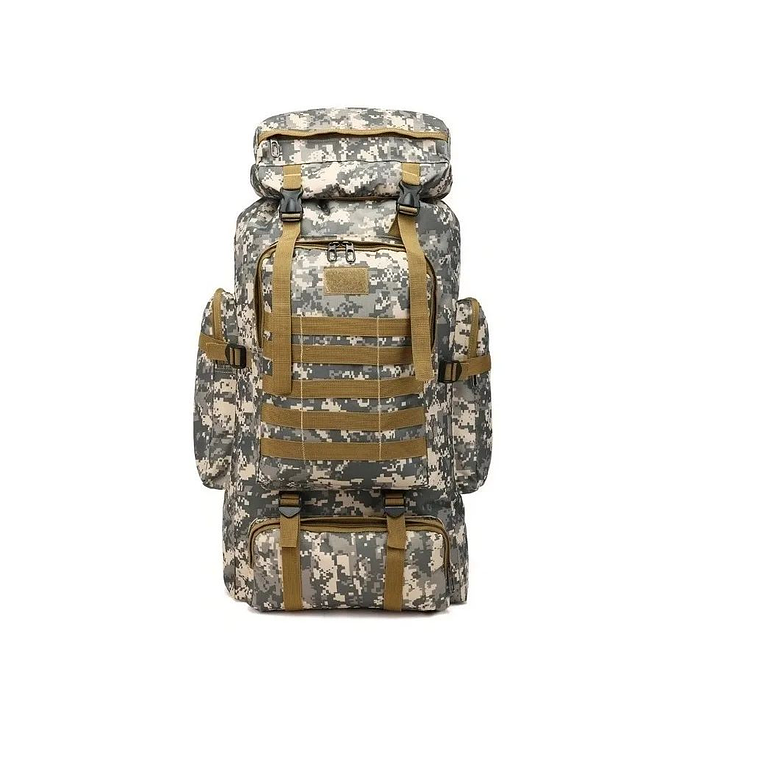 Mochilas Táctica 70litros Camping Gris 3