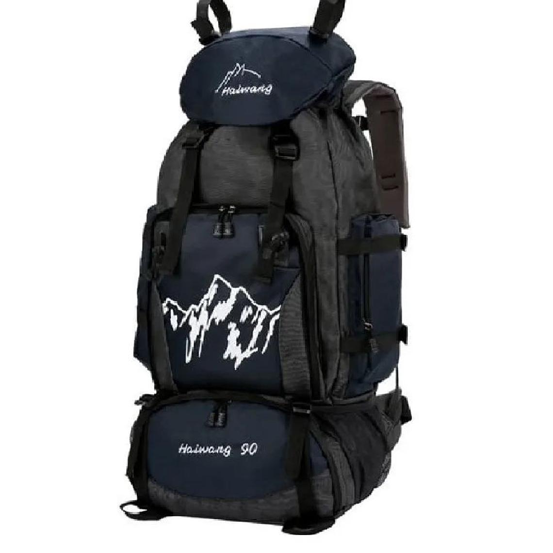 Mochilas Táctica 70litros Viajes Negro 1