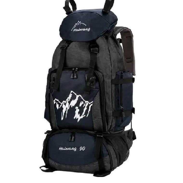 Mochilas Táctica 70litros Viajes Negro 1