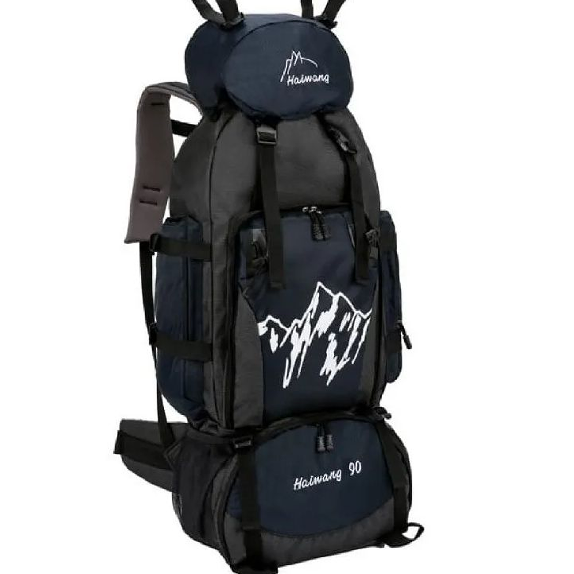 Mochilas Táctica 70litros Viajes Negro 4