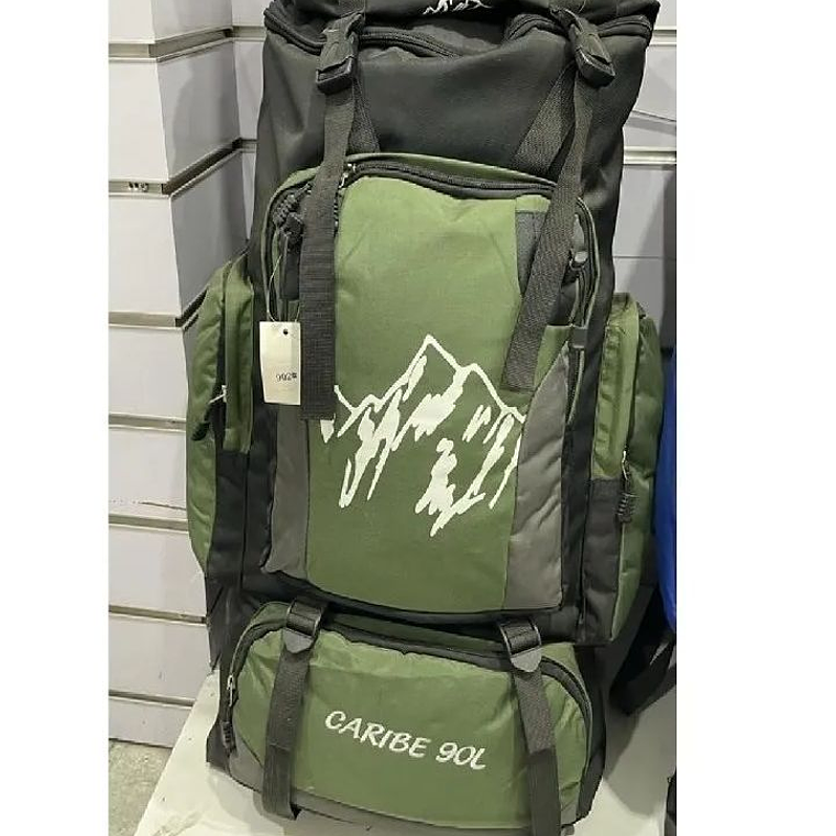 Mochilas Táctica 70litros Viajes Verde 1