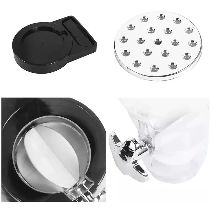 Dispensador Triple Cereal Granos Dulces Frutos Secos 5