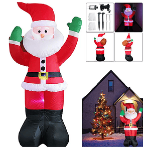 Muñeco Inflable Navidad Viejito Pascuero