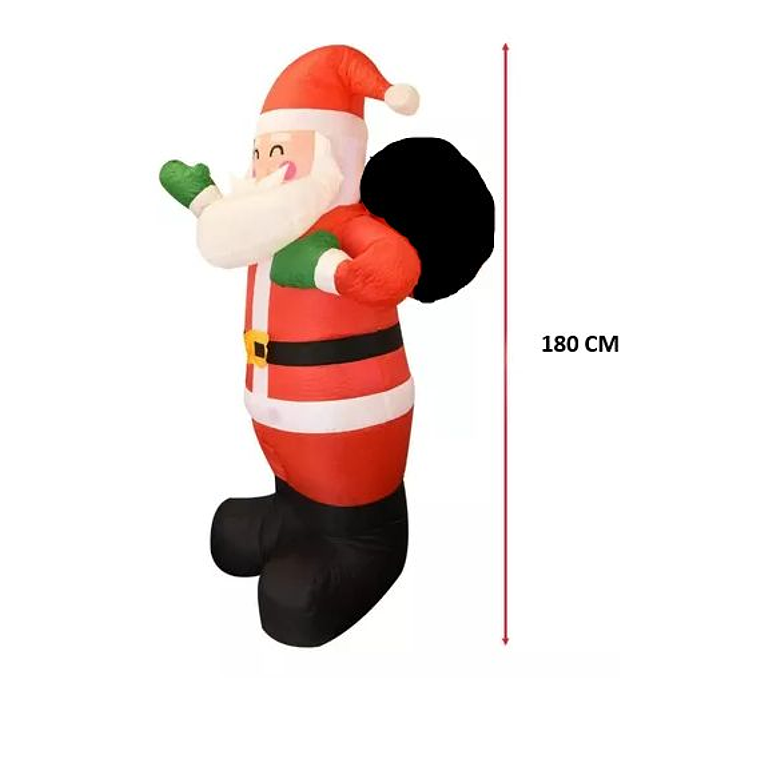 Muñeco Inflable Navidad Viejito Pascuero 2