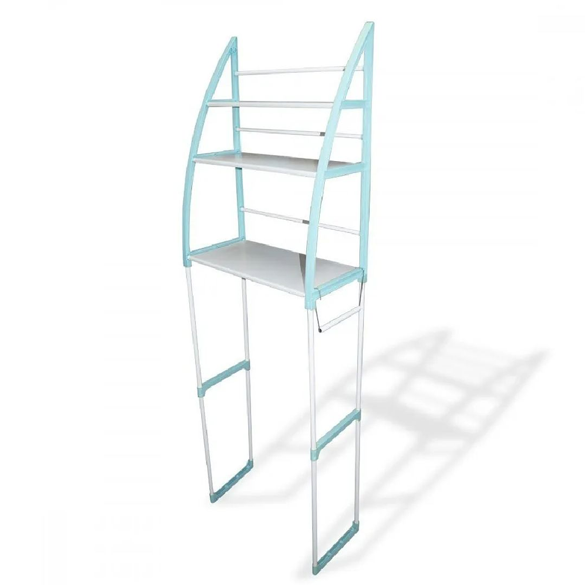 Rack Estante Organizador Lavadora 153x68 Cm Azul 3