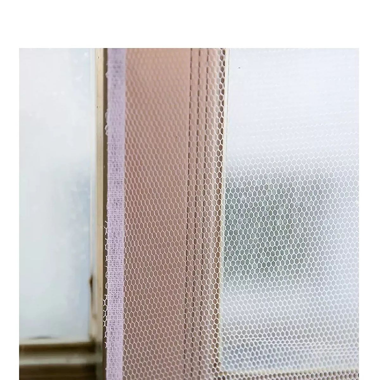 Malla Ventana Mosquitos Moscas Ajustable Blanca 3