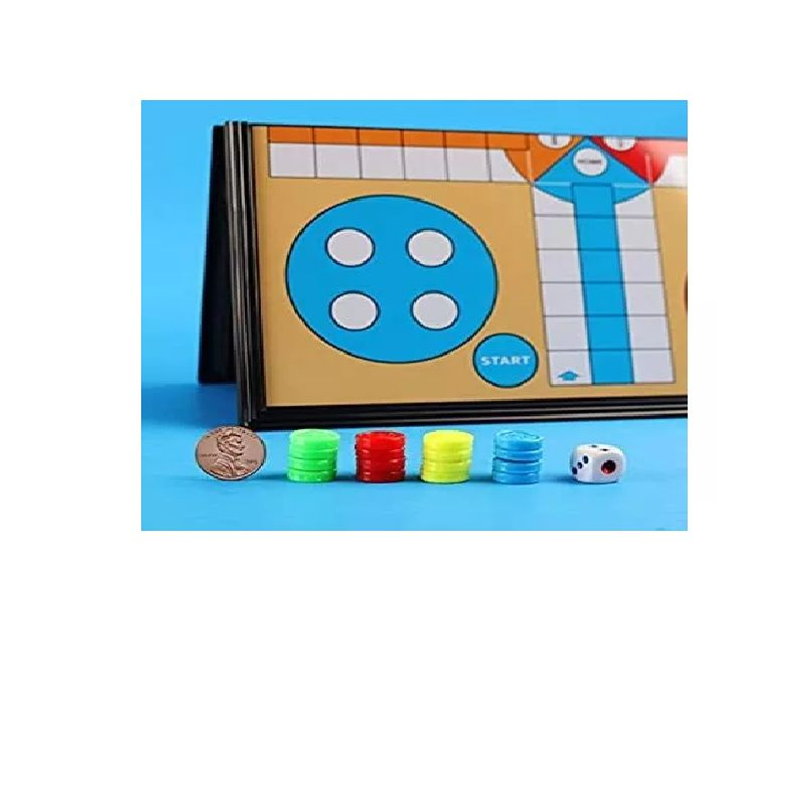 Ludo Juego Magnético 18x18cm Diversión Niños 2