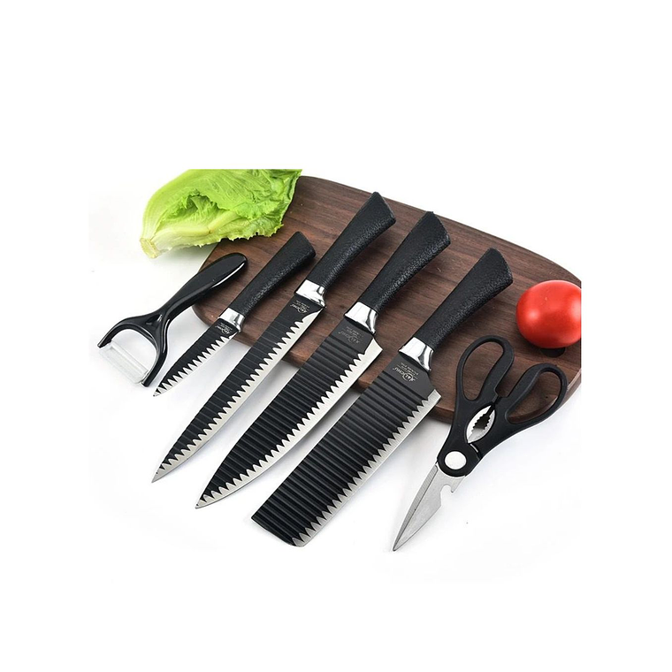 Set De 6 Cuchillos Juego Cuchillos Cocina 2