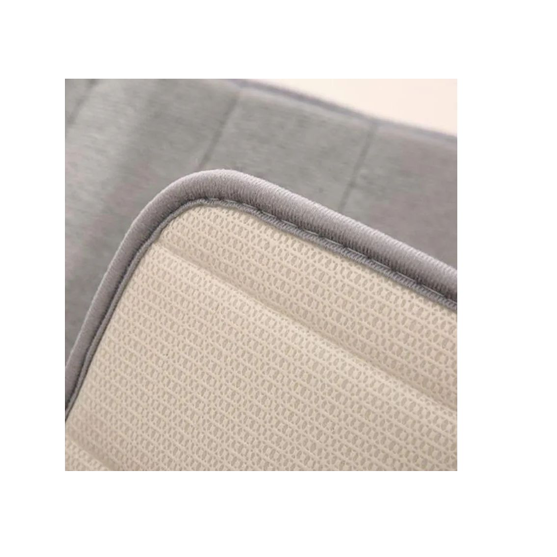 Alfombra De Baño Absorbente Suave De Baño Piedras Verde 2