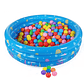 Piscina Redonda Inflable Niños Anillos Azul - Miniatura 1