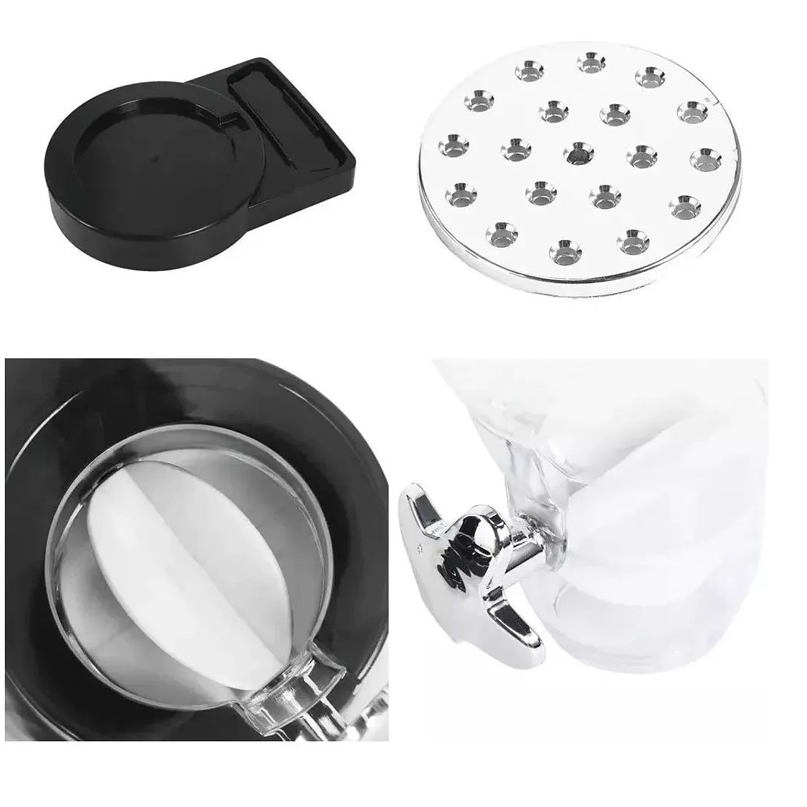 Dispensador Triple Cereal Granos Dulces Frutos Secos 2