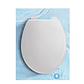 Tapa de Inodoro Baño WC Asiento Blanca - Miniatura 1