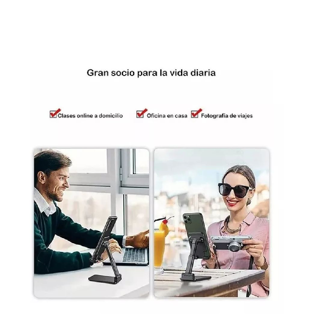 Soporte Celular O Tablet Regulable Escritorio Mesa 4